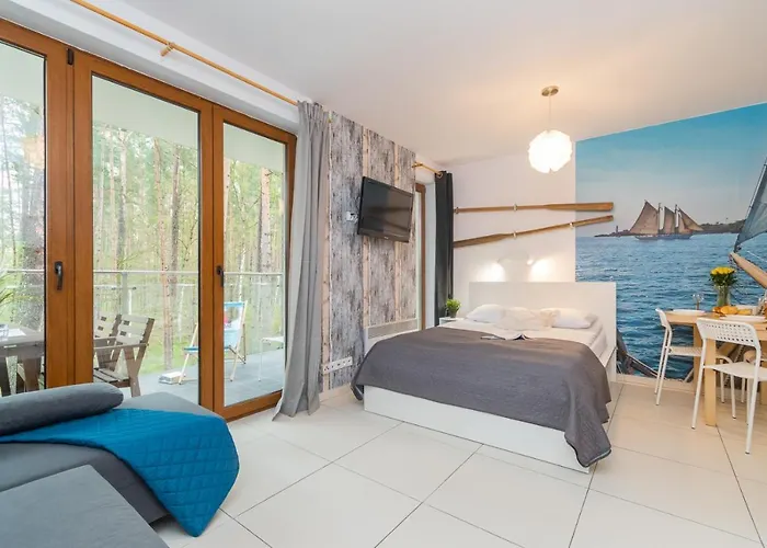 Mierzeja - Baltic Park Stegna, 24 M2, 500 M Od Plazy, Bezplatny Meleks 公寓